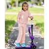 image:imageStelle Girls 2 Piece Fall Outfits Lounge Set 515 Y  Sweatpants with PocketsRibbed Long Sleeve Pullover HoodieElastic WaistStretch Lightweight Comfortable Easy Pull OnPink