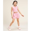 image:imageStelle Girls 2 Piece Outfits Tank Top and Shorts with Pockets 515 Years  Girls Ribbed Crop TopsScoop NeckSleeveless shirtsElastic Waist ShortsBow WaistSide PocketsPink