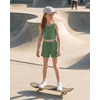 image:imageStelle Girls 2 Piece Outfits Tank Top and Shorts with Pockets 515 Years  Girls Ribbed Crop TopsScoop NeckSleeveless shirtsElastic Waist ShortsBow WaistSide PocketsGrass Green
