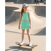 image:imageStelle Girls 2 Piece Outfits Tank Top and Shorts with Pockets 515 Years  Girls Ribbed Crop TopsScoop NeckSleeveless shirtsElastic Waist ShortsBow WaistSide PocketsMint Green