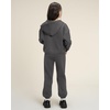 image:imageStelle Girls 2 Piece Sweatsuit Zip Up Hoodies Joggers Tracksuit Sets 515Y  Fleece LiningThick WarmCozyHooded Jackets with PocketsFull Zip Up SweatshirtsJogger with PocketsEasy Pull OnCharcoal