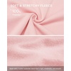 image:imageStelle Girls 2 Piece Sweatsuit Zip Up Hoodies Joggers Tracksuit Sets 515Y  Fleece LiningThick WarmCozyHooded Jackets with PocketsFull Zip Up SweatshirtsJogger with PocketsEasy Pull OnPink