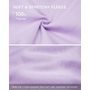 image:imageStelle Girls 2 Piece Sweatsuit Zip Up Hoodies Joggers Tracksuit Sets 515Y  Fleece LiningThick WarmCozyHooded Jackets with PocketsFull Zip Up SweatshirtsJogger with PocketsEasy Pull OnLavender