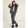 image:imageStelle Girls 2 Piece Sweatsuit Zip Up Hoodies Joggers Tracksuit Sets 515Y  Fleece LiningThick WarmCozyHooded Jackets with PocketsFull Zip Up SweatshirtsJogger with PocketsEasy Pull OnCharcoal
