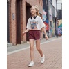 image:imageStelle Girls Athletic Shorts with Pockets Quick Dry Running Shorts Gymnastics Basketball Short for Teen KidsMaroon