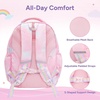 image:imageStelle Girls Backpack Butterfly Bookbag Kids School Bags  with Lunch boxKindergartenElementaryMiddle schoolRainbowPinkPurpleAges 6LightweightCuteRainbow Pink
