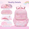 image:imageStelle Girls Backpack Butterfly Bookbag Kids School Bags  with Lunch boxKindergartenElementaryMiddle schoolRainbowPinkPurpleAges 6LightweightCuteRainbow Pink