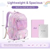 image:imageStelle Girls Backpack Butterfly Bookbag Kids School Bags  with Lunch boxKindergartenElementaryMiddle schoolRainbowPinkPurpleAges 6LightweightCuteRainbow Lavender