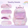 image:imageStelle Girls Backpack Butterfly Bookbag Kids School Bags  with Lunch boxKindergartenElementaryMiddle schoolRainbowPinkPurpleAges 6LightweightCuteRainbow Lavender