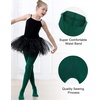 image:imageStelle Girls Ballet Dance Tights Footed for Toddler Kid School Class 2T15Y  High Waist Stretch Opaque Coverage Soft Stockings Teen amp Youth Pantyhose Ballerina Studio Stage Performance Recital1green