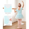 image:imageStelle Girls Ballet Leotards with Sequin Tutu Dress Toddler Dance Outfit  Girls Dance Tutu Dresses Short Sleeve Fluffy Tulle skirted Ballerina Costumes for Dance Classes Recitals PerformanceBlue