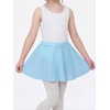 image:imageStelle Girls Ballet Skirt Chiffon Wrap Dance Skirt Mesh PullOn Skirt  Girls ballet skirt Pull on elastic waist Flowing movement Ballet Skirts for girls Dance Studio PerformanceLight Blue