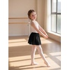 image:imageStelle Girls Ballet Skirt Chiffon Wrap Dance Skirt Mesh PullOn Skirt  Girls ballet skirt Pull on elastic waist Flowing movement Ballet Skirts for girls Dance Studio PerformanceBlack
