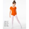 image:imageStelle Girls Cotton Ballet Dance Leotard with Bow Back for Dance Class  Cotton Soft stretch fabric Breathable Comfort fit Leotard for girls Toddler Ballet class Gymnastics Dance recital1orange