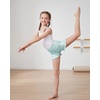 image:imageStelle Girls Dance Shorts Metallic Gymnastics Ruffle Short 615 Years  Sparkly Shiny Stretchy Comfortable Cheer Dancewear Athletic Birthday Party Kids Youth VolleyballLight Blue