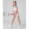 image:imageStelle Girls Dance Shorts Metallic Gymnastics Ruffle Short 615 Years  Sparkly Shiny Stretchy Comfortable Cheer Dancewear Athletic Birthday Party Kids Youth VolleyballPink
