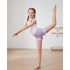 image:imageStelle Girls Dance Shorts Metallic Gymnastics Ruffle Short 615 Years  Sparkly Shiny Stretchy Comfortable Cheer Dancewear Athletic Birthday Party Kids Youth VolleyballLavender