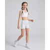 image:imageStelle Girls Dance Shorts Metallic Gymnastics Ruffle Short 615 Years  Sparkly Shiny Stretchy Comfortable Cheer Dancewear Athletic Birthday Party Kids Youth VolleyballWhite