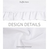 image:imageStelle Girls Dance Shorts Metallic Gymnastics Ruffle Short 615 Years  Sparkly Shiny Stretchy Comfortable Cheer Dancewear Athletic Birthday Party Kids Youth VolleyballWhite