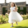 image:imageStelle Girls Dress Shoes Mary Jane Flats for School Party Flower Girl  Hookandloop closure Princess shoes Cushioned comfort Uniform Wedding Dress occasions Patent finish Glitter finish1silver