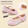 image:imageStelle Girls Dress Shoes Mary Jane Flats for School Party Flower Girl  Hookandloop closure Princess shoes Cushioned comfort Uniform Wedding Dress occasions Patent finish Glitter finishPink Ombre