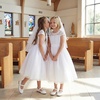 image:imageStelle Girls Dress Shoes Mary Jane Flats for School Party Flower Girl  Hookandloop closure Princess shoes Cushioned comfort Uniform Wedding Dress occasions Patent finish Glitter finish1white