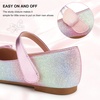 image:imageStelle Girls Dress Shoes Mary Jane Flats for School Party Flower Girl  Hookandloop closure Princess shoes Cushioned comfort Uniform Wedding Dress occasions Patent finish Glitter finish1unicorn Dust