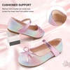 image:imageStelle Girls Dress Shoes Mary Jane Flats for School Party Flower Girl  Hookandloop closure Princess shoes Cushioned comfort Uniform Wedding Dress occasions Patent finish Glitter finishUnicorn Dust