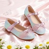 image:imageStelle Girls Dress Shoes Mary Jane Flats for School Party Flower Girl  Hookandloop closure Princess shoes Cushioned comfort Uniform Wedding Dress occasions Patent finish Glitter finishUnicorn Dust