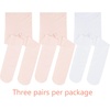 image:imageStelle Girls Footed Ballet Tights for Dance Class Toddler Kids 2T15Y  High Waist Stretch Opaque Coverage Soft Stocking Teen amp Youth Pantyhose Ballerina Studio Stage Performance Recital2pair Ballet Pink1pair White