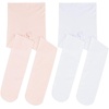image:imageStelle Girls Footed Ballet Tights for Dance Class Toddler Kids 2T15Y  High Waist Stretch Opaque Coverage Soft Stocking Teen amp Youth Pantyhose Ballerina Studio Stage Performance RecitalBallet Pinkwhite