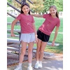 image:imageStelle Girls Graphic T Shirt Cotton Crewneck Short Sleeve Casual Tee  Classic fit Short sleeve Soft cotton blend Breathable Stretch Graphic print School Playdates Vacation Girls tshirtSweet Knotfuchsia