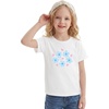 image:imageStelle Girls Graphic T Shirt Cotton Crewneck Short Sleeve Casual Tee  Classic fit Short sleeve Soft cotton blend Breathable Stretch Graphic print School Playdates Vacation Girls tshirtBlue Bloomwhite
