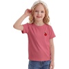 image:imageStelle Girls Graphic T Shirt Cotton Crewneck Short Sleeve Casual Tee  Classic fit Short sleeve Soft cotton blend Breathable Stretch Graphic print School Playdates Vacation Girls tshirtApple Popwatermelon