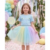 image:imageStelle Girls Graphic T Shirt Cotton Crewneck Short Sleeve Casual Tee  Classic fit Short sleeve Soft cotton blend Breathable Stretch Graphic print School Playdates Vacation Girls tshirtBaby Daisyblue