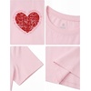 image:imageStelle Girls Graphic T Shirt Cotton Crewneck Short Sleeve Casual Tee  Classic fit Short sleeve Soft cotton blend Breathable Stretch Graphic print School Playdates Vacation Girls tshirtCali Heartpink