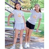 image:imageStelle Girls Graphic T Shirt Cotton Crewneck Short Sleeve Casual Tee  Classic fit Short sleeve Soft cotton blend Breathable Stretch Graphic print School Playdates Vacation Girls tshirtPink Unicornwhite