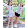 image:imageStelle Girls Graphic T Shirt Cotton Crewneck Short Sleeve Casual Tee  Classic fit Short sleeve Soft cotton blend Breathable Stretch Graphic print School Playdates Vacation Girls tshirtSweet Knotwhite