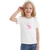 image:imageStelle Girls Graphic T Shirt Cotton Crewneck Short Sleeve Casual Tee  Classic fit Short sleeve Soft cotton blend Breathable Stretch Graphic print School Playdates Vacation Girls tshirtSwan Whisperwhite
