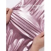 image:imageStelle Girls Metallic Hip Hop Pants Shiny Cargo Joggers Pant  Shiny Leggings Sequin Sparkly Material Adjustable Drawstring School Events Disco Street Running Kids YouthMetal Pink