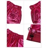 image:imageStelle Girls Metallic Hip Hop Pants Shiny Cargo Joggers Pant  Shiny Leggings Sequin Sparkly Material Adjustable Drawstring School Events Disco Street Running Kids YouthMetal Fuchsia