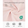 image:imageStelle Girls Polo Shirts School Uniform Peter Pan Collar Short Sleeve Tops  Ruffle Pique CottonBlend Button Down SolidColor Classic Basic Lightweight Breathable Soft Comfy Kids ClothesLight Pink