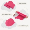image:imageStelle Girls Ruffle Socks Uniform Dress Ankle Crew Sock 356 Pairs for Kid  Lettuce Edge Sock Cotton Frilly Breathable Comfort Sweet Frilly Trim Soft Stretchy School Toddler Kid 318 Years5 Pairs True White pink creme periwinkle raspberry