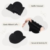 image:imageStelle Girls Ruffle Socks Uniform Dress Ankle Crew Sock 356 Pairs for Kid  Lettuce Edge Sock Cotton Frilly Breathable Comfort Sweet Frilly Trim Soft Stretchy School Toddler Kid 318 Years3 Pairsblack