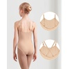 image:imageStelle Girls Seamless Camisole Leotard with Convertible TightsRose Beige