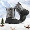 image:imageStelle Girls Snow Boots with Zipper Kids Boys Winter Outdoor Boots  NonSlip Waterproof TPR Outsole Warm Faux Fur Insulated Lining Easy Onoff Cozy Midcalf Fit with Bungee Adjuster for ToddlerGrey