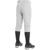 image:imageStelle Girls Softball Pants Knickers Style with Pockets for Youth Kids  Kneehigh Fastpitch Tee Ball Belt Loops Double Knee Performance Durable Practice Game Day Elastic Leg OpeningsLight Grey