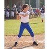 image:imageStelle Girls Softball Pants Knickers Style with Pockets for Youth Kids  Kneehigh Fastpitch Tee Ball Belt Loops Double Knee Performance Durable Practice Game Day Elastic Leg OpeningsBlue