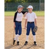 image:imageStelle Girls Softball Pants Knickers Style with Pockets for Youth Kids  Kneehigh Fastpitch Tee Ball Belt Loops Double Knee Performance Durable Practice Game Day Elastic Leg OpeningsNavy