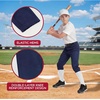 image:imageStelle Girls Softball Pants Knickers Style with Pockets for Youth Kids  Kneehigh Fastpitch Tee Ball Belt Loops Double Knee Performance Durable Practice Game Day Elastic Leg OpeningsNavy